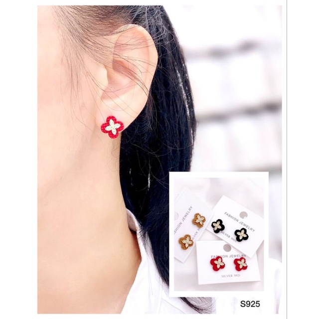 Anting Silver925 perak Premium Quality Anti karat anti alergi Starling silver platgold Ts02