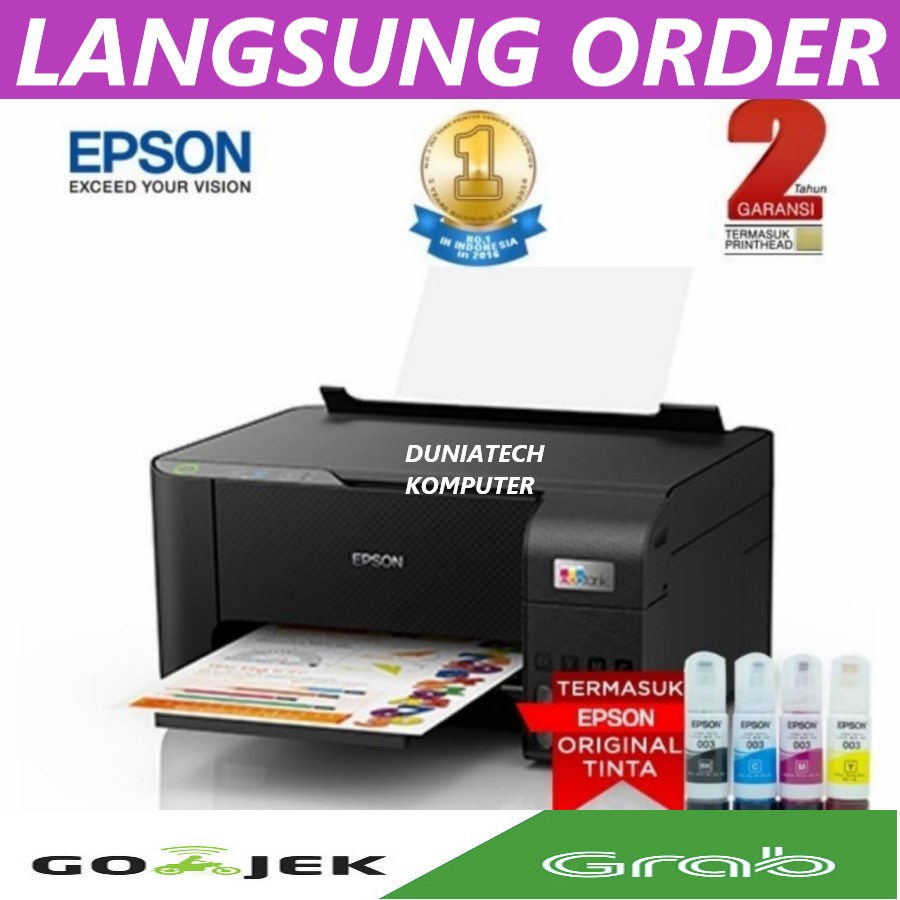 printer epson l3210 ecotank all in one garansi resmi tinta original