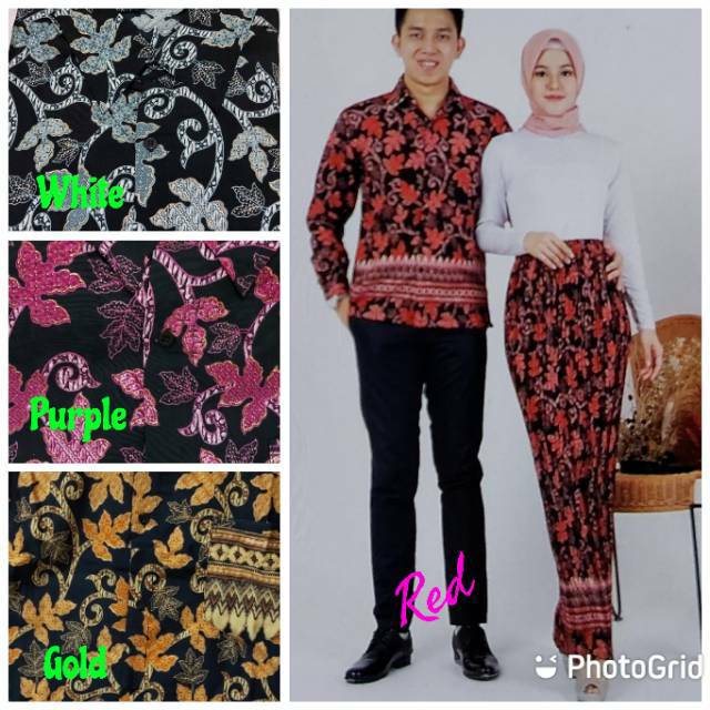 Couple Kebaya Rok Plisket Lipit Couple Kondangan