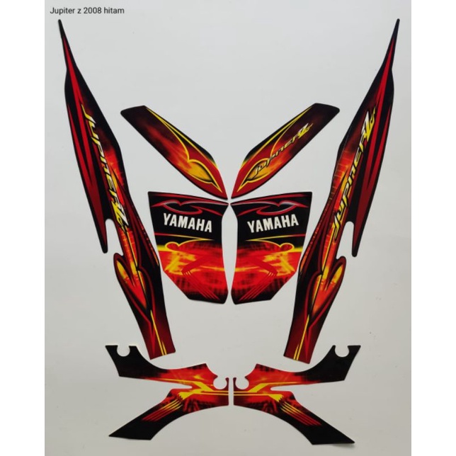 Striping Jupiter Z 2008 hitam, striping jupiter z 2008 hitam terbaik COD