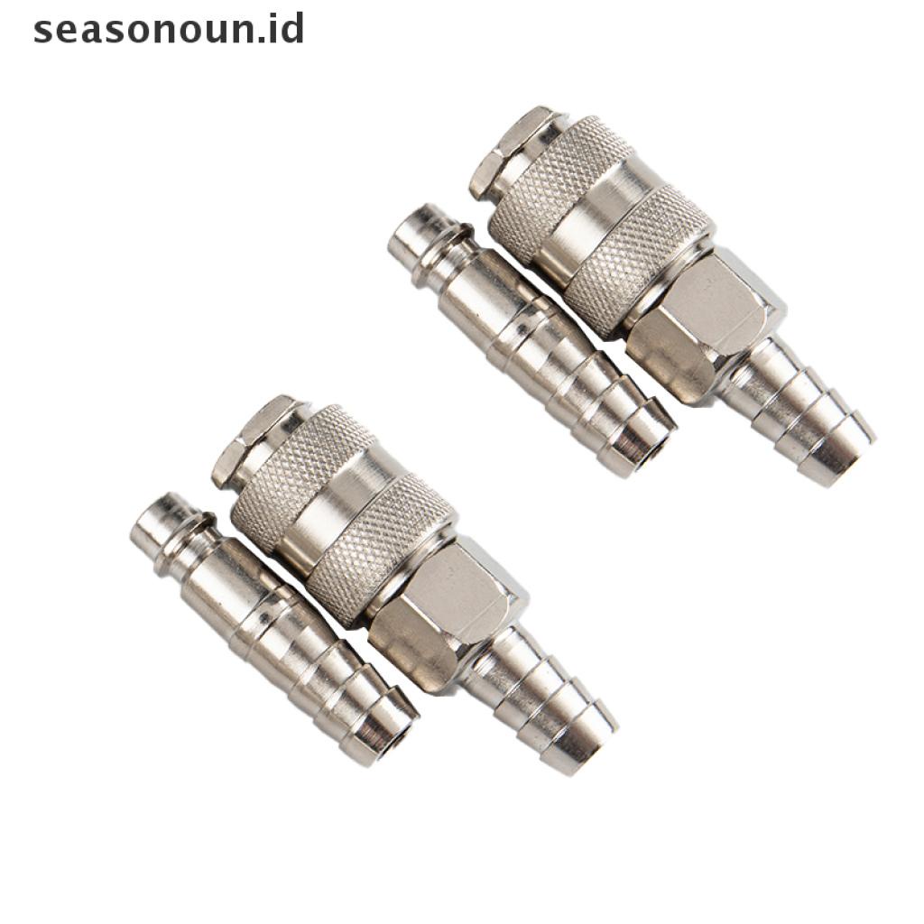 (seasonoun) Adaptor Konektor Pneumatik + Plug EU Untuk Kompresor Udara