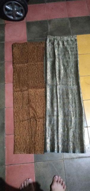 Promo Rok Plisket Songket Ori By Lala Skirt Skinny Ethnic Vintage Seragam Bridesmaids Panjang