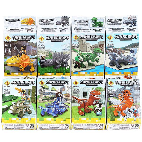 BLOCK/ LEGO MINECRAFT DINOSAURUS ISI 8 - LEPIN MINECRAFT