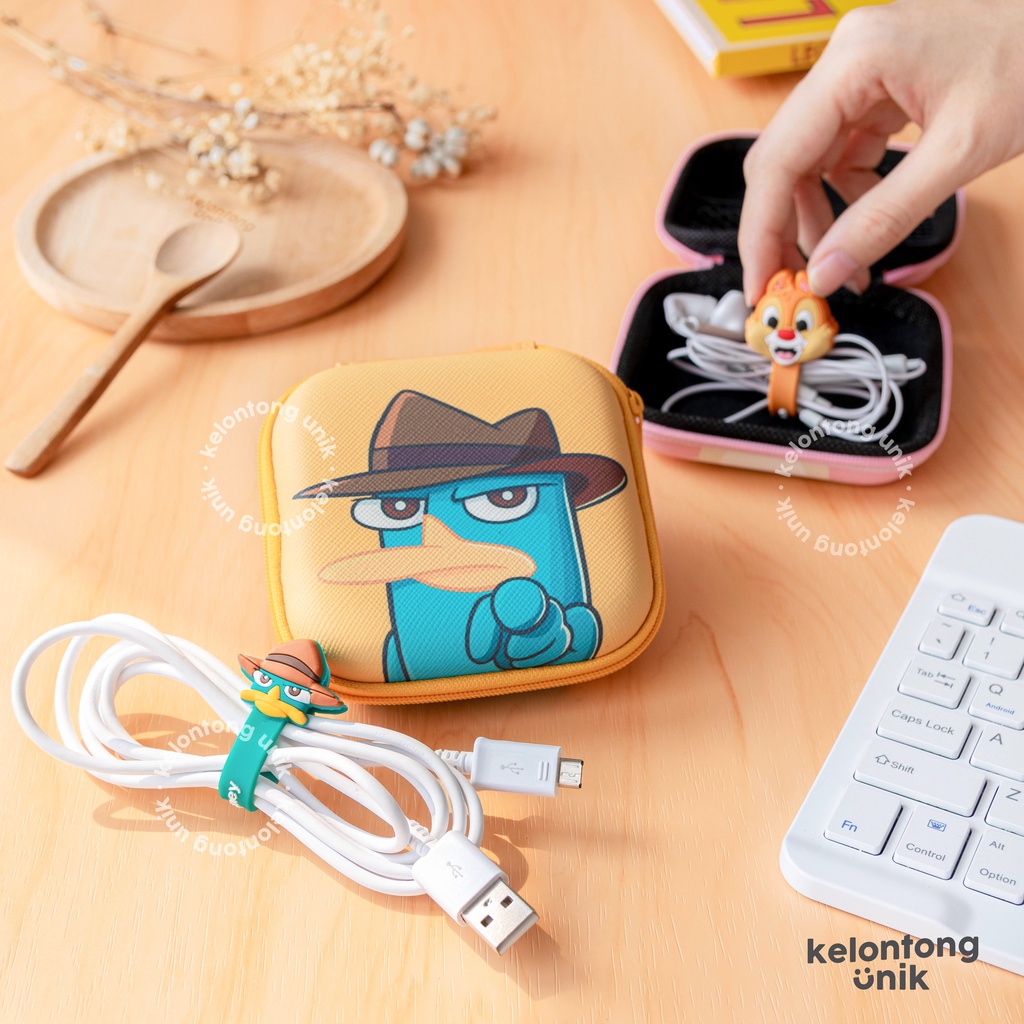 DISNEY - Penjepit Kabel/ Klip Kabel/ Pengikat Kabel/ Penggulung Kabel/ Cord Holder