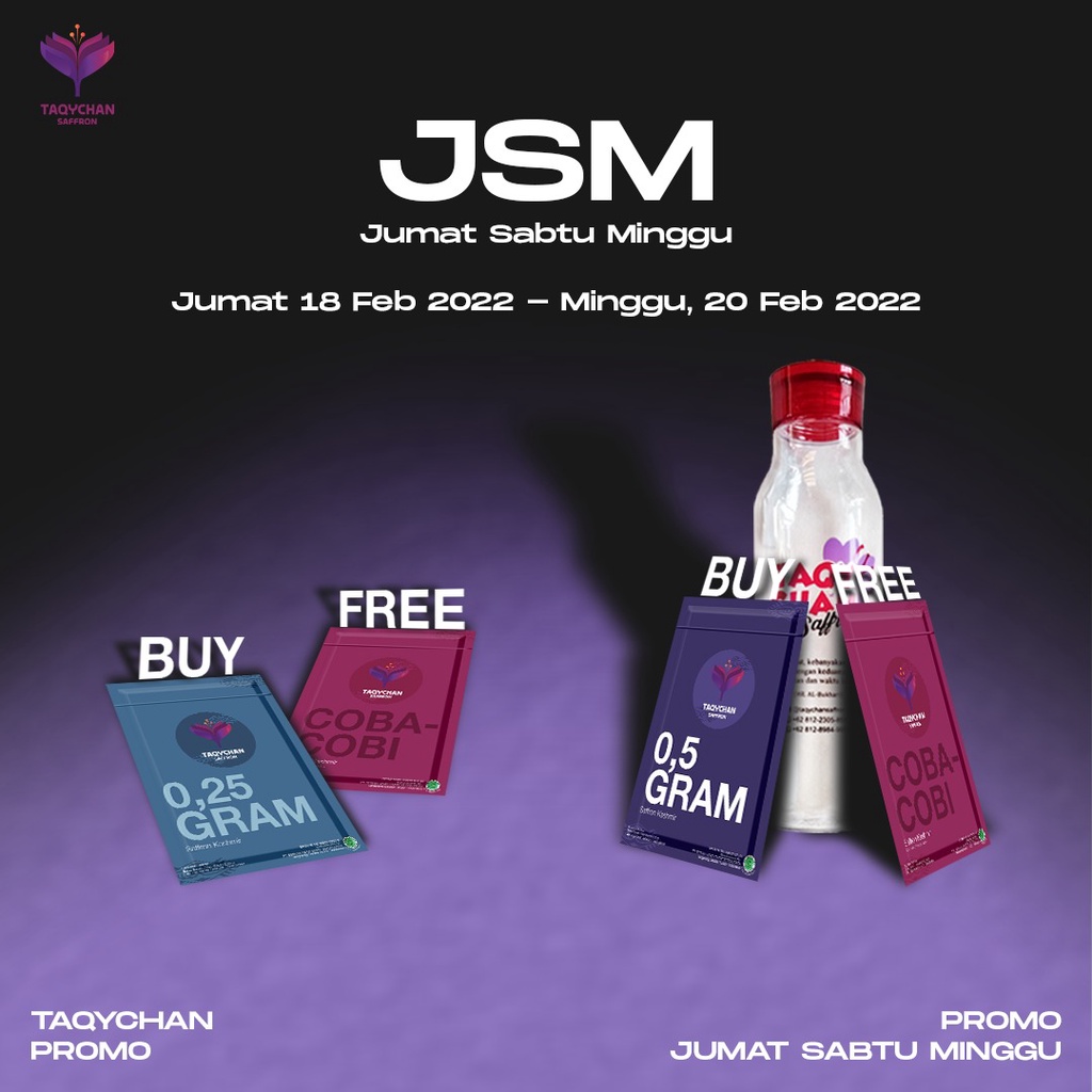 [PROMO JSM] Taqychan saffron 1 gram saffron 0,5 gram saffron Kashmir premium original taqychan saffr