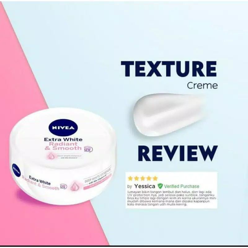 ❤ jselectiv ❤ NIVEA EXTRA WHITE Radiant &amp; Smooth Cream (Creme) | Krem/Krim NIVEA