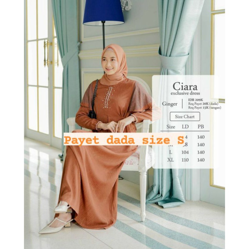 Ciara dress (ginger peyet dada S) by bbcollections