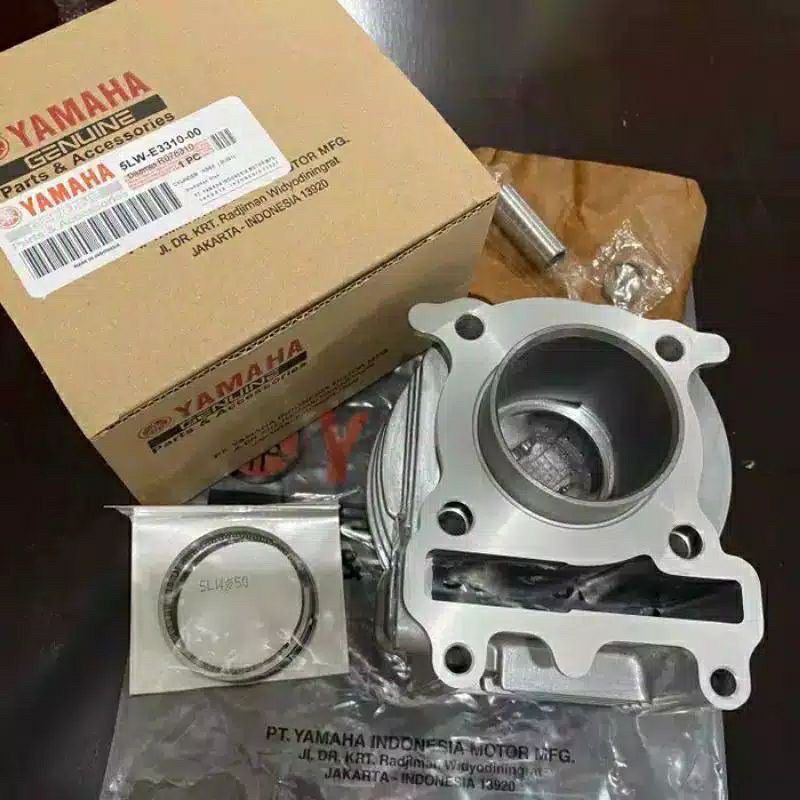 BLOK SEHER KOMPLIT MIO SPORTY BLOK MESIN SET YAMAHA MIO LAMA MIO SOUL FINO KARBU 5LW.