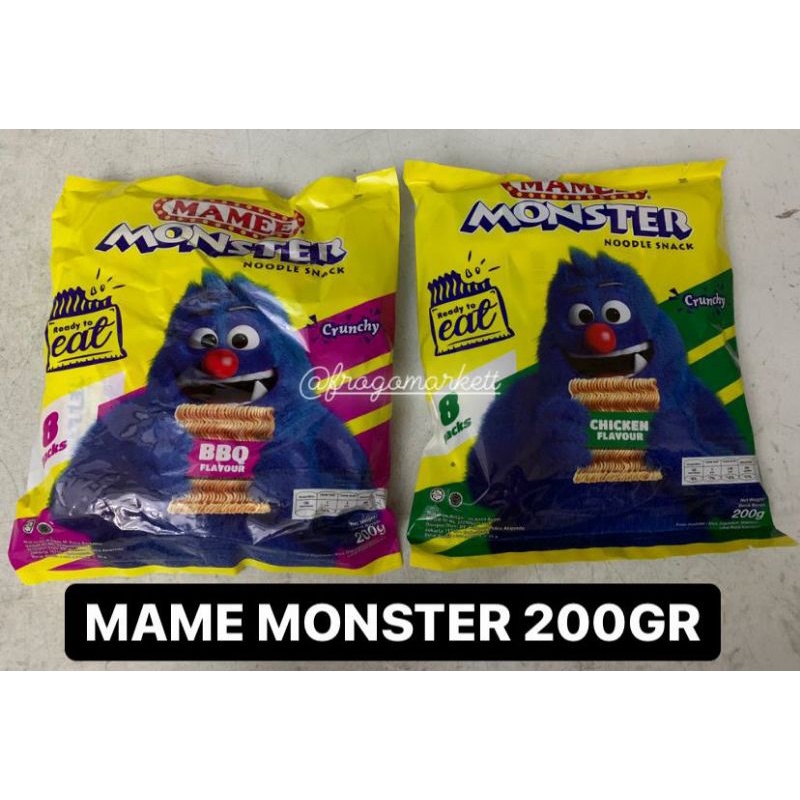 Mame Monster BBQ, Chicken Flavour 200gr (Isi 8)
