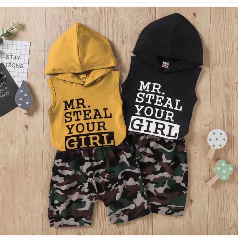 SETELAN HOODIE LEKBONG TANPA LENGAN/BISA PILIH WARNA 1-5 TAHUN