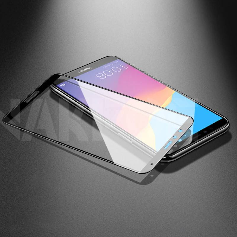 9D Protective Glass For Huawei Honor 7A 7C 7X 7S Full Cover Tempered Glass Honor 8X 8A 8C 8S 9X 9A 9C 9S Play Screen Protector