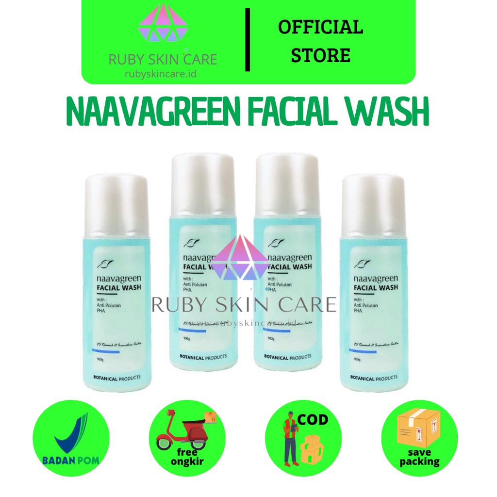 NAAVAGREEN - NAAVAGREEN FACIAL WASH || PAKET PEMBERSIH WAJAH NAAVAGREEN