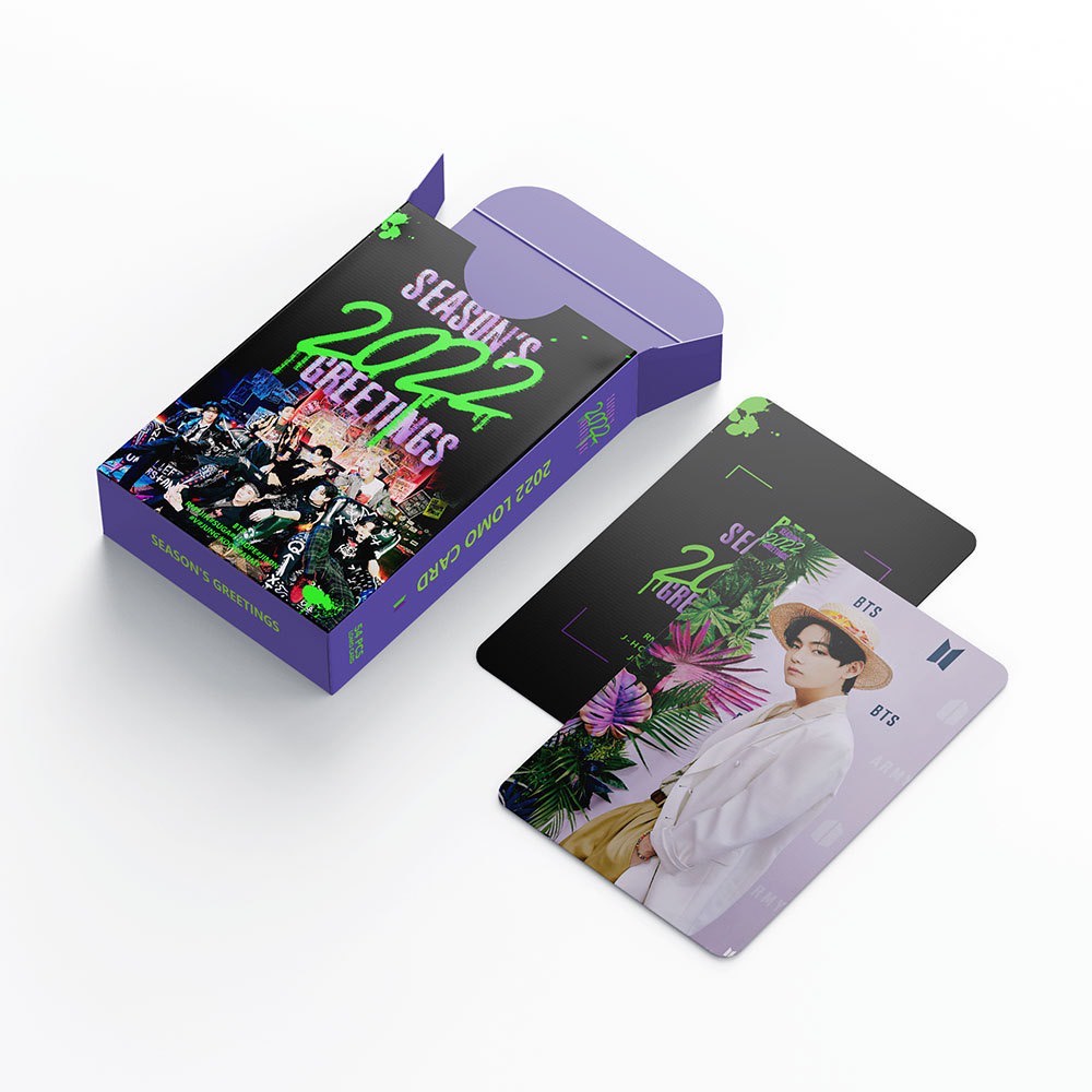 [BS] BISA COD 54pcs Photo Card Season Greeting 2022 Kartu Foto BTS Lomo Card - KP954