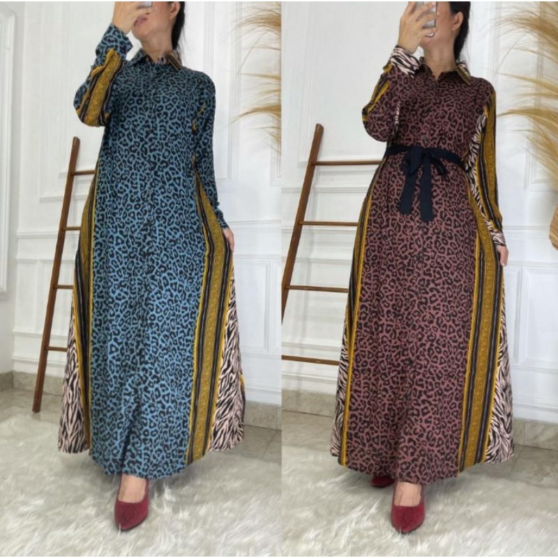 GAMIS MUSLIM~DRESS HARASI RAYON PREMIUM JUMBO