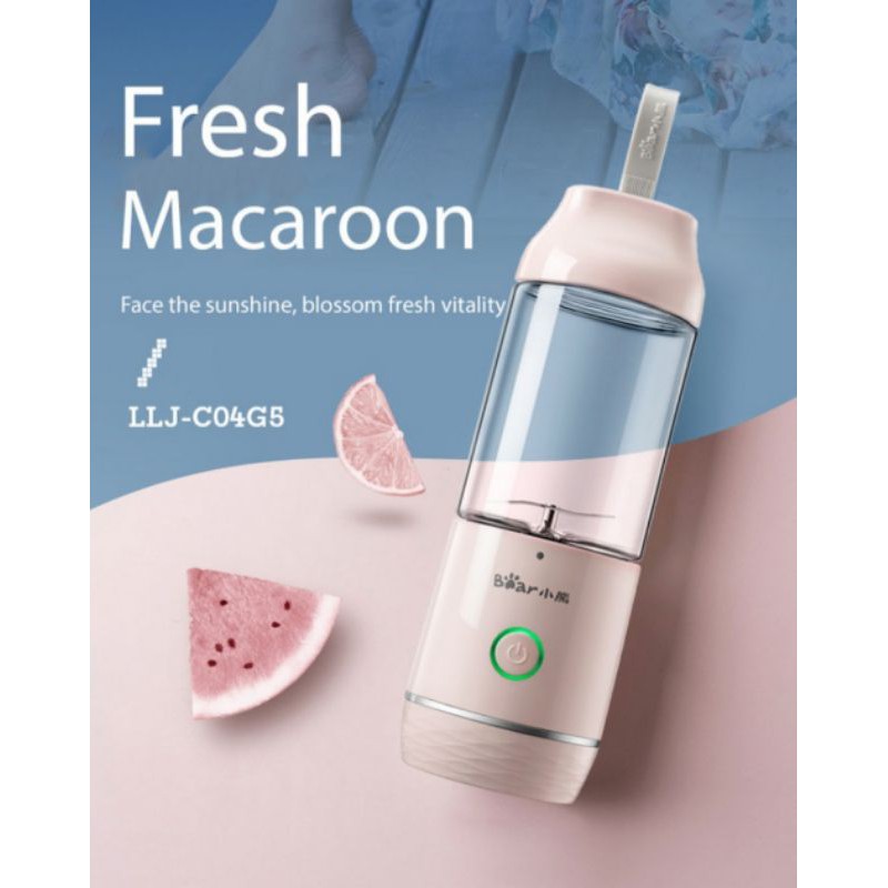 Bear blender portable pink