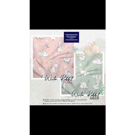 Kain Sprei Meteran Winter Rabbit Beverly