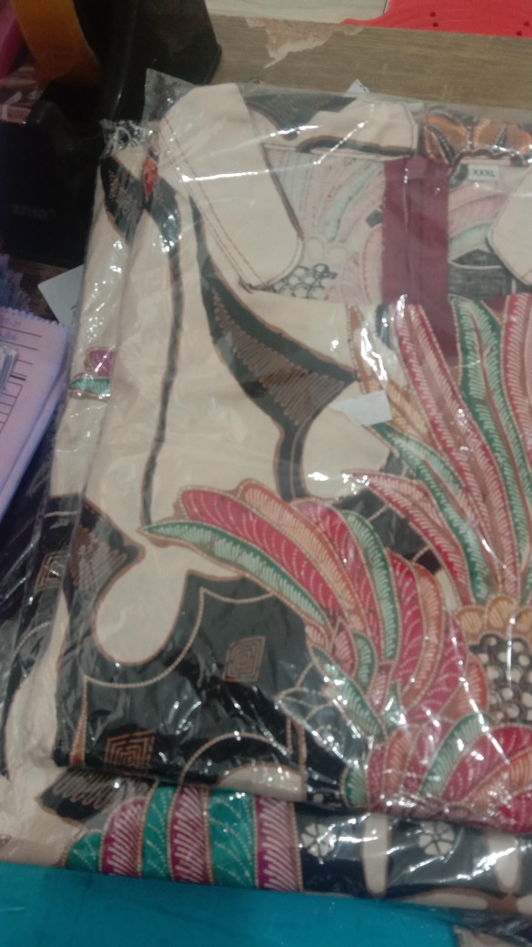 Atasan Blouse Batik Wanita Big Size 569
