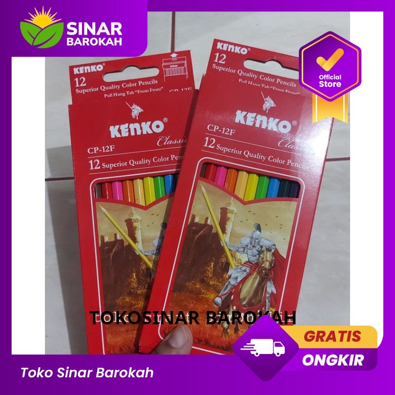 

Pensil warna kenko 12warna