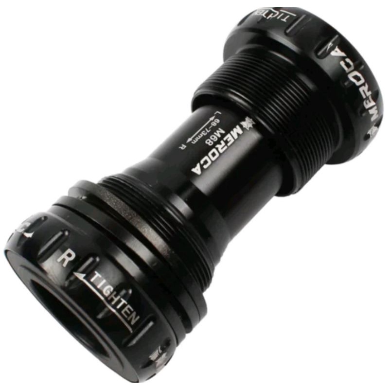 Meroca BB HT 2 HT2 Crank Arm Sepeda Bottom Bracket Hollowtech 2 Hitam