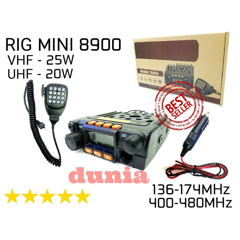 Radio Rig Mini 8900 Duelband VHF-UHF RIG HT dunia