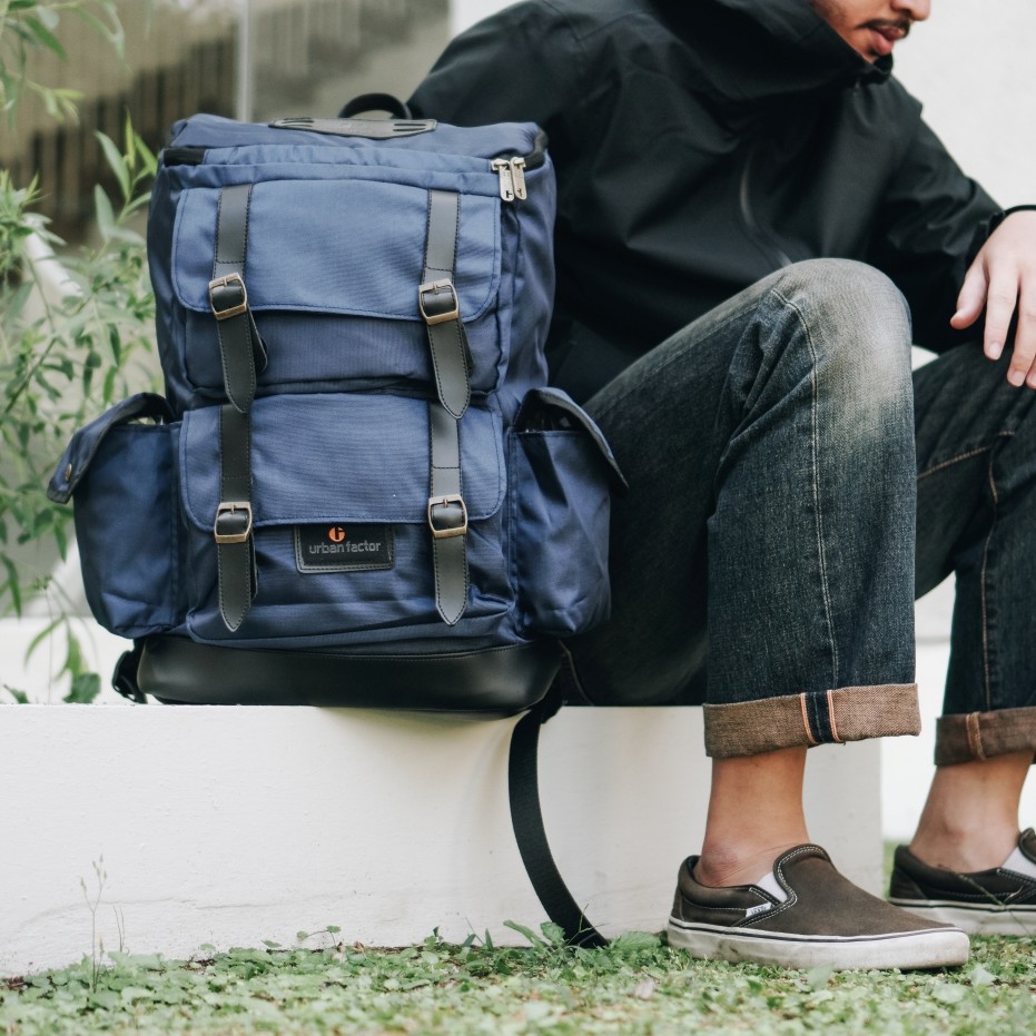 SAVAGE NAVY |Urban Factor x FORIND| Tas Ransel Punggung Ori Bag Pria Wanita Backpack Baru Gunung