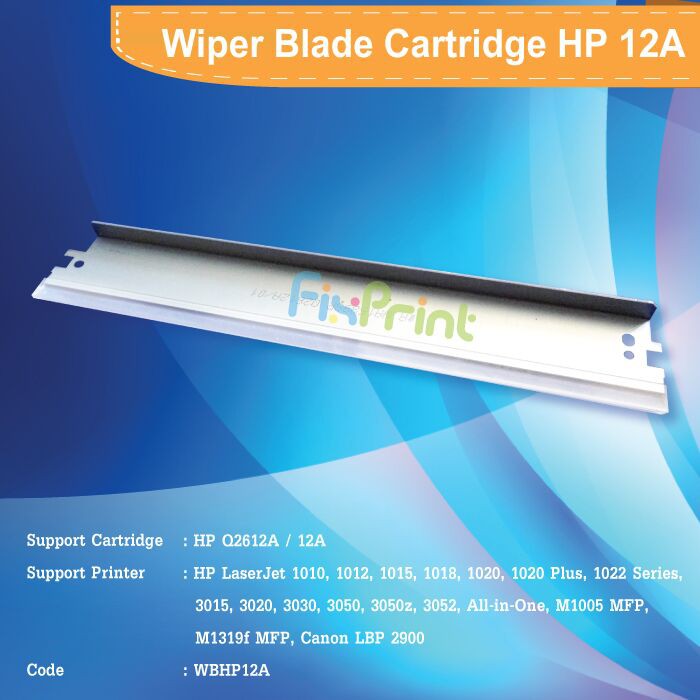 Wiper Blade HP Q2612A 12A, HP LaserJet 1010 1012 1015 1018 1020 1020 Plus 1022 Series 3015