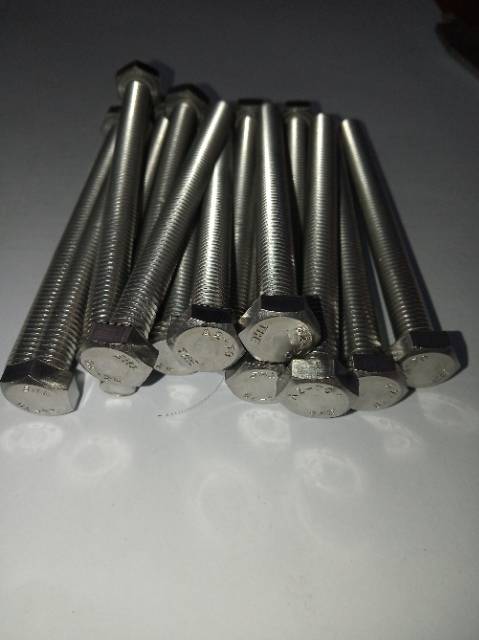 Baut hex m8 x 90 (9cm) stainless 304 THE A2-70
