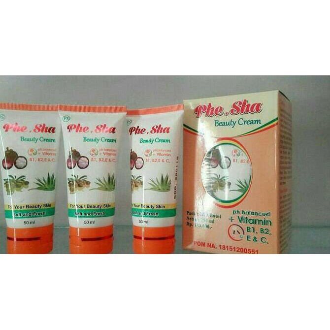 Diskon Phe Sha Beauty Cream 50Ml Terbaru