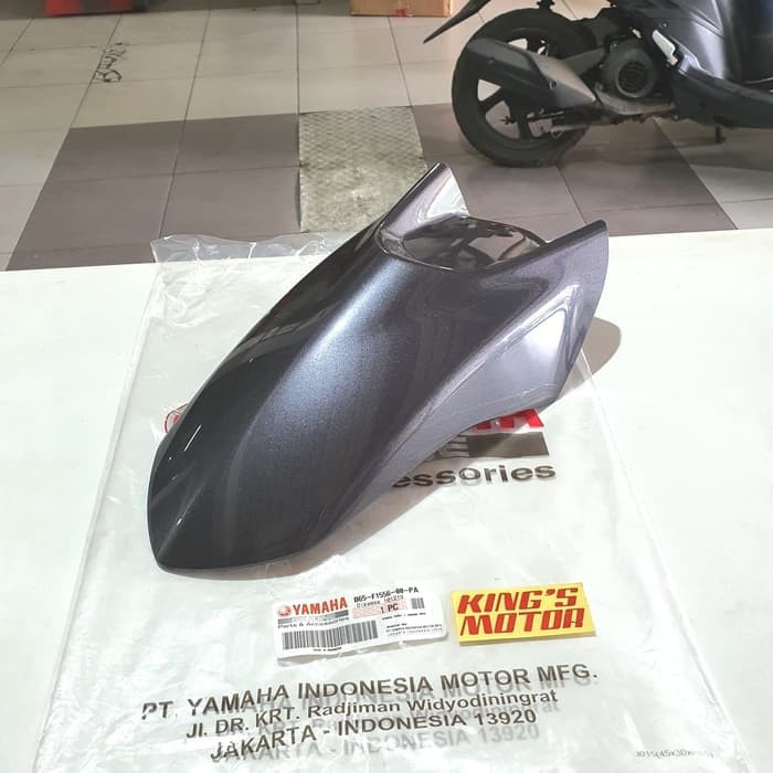 SPAKBOR DEPAN NEW AEROX 155 CONNECTED 2021 ABU METALIK (B65-PA)