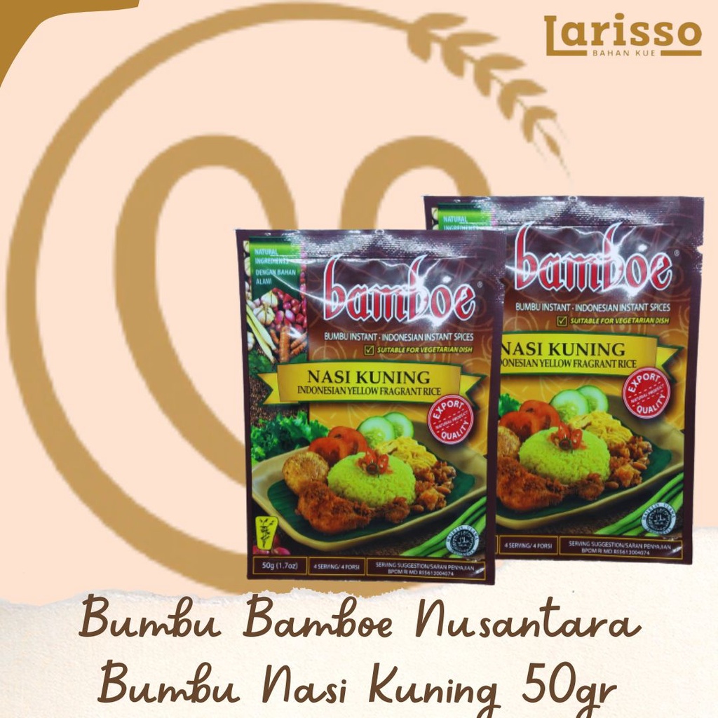 

BUMBU BAMBOE NUSANTARA BUMBU NASI KUNING 50GR