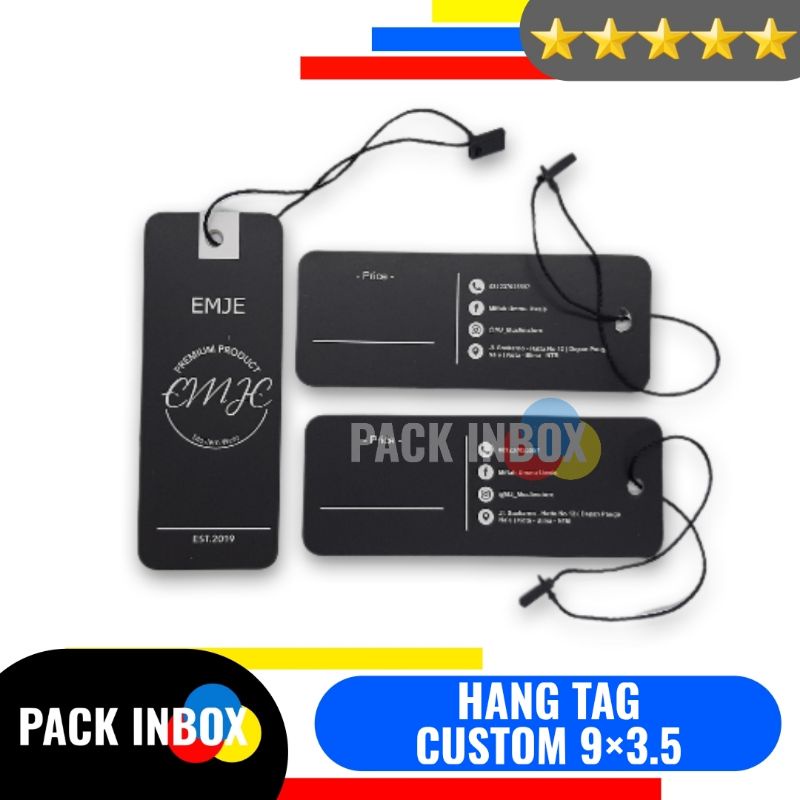 

CETAK LABEL HANG TAG BAJU CUSTOM HANGTAG HIJAB LABEL JILBAB