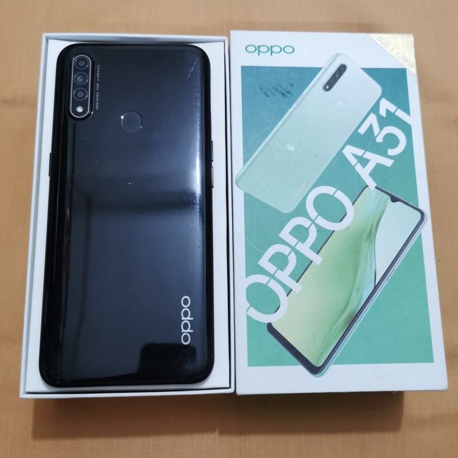 Jual OPPO A31 RAM 6/128GB SECOND BEKAS RESMI FULLSET | Shopee Indonesia