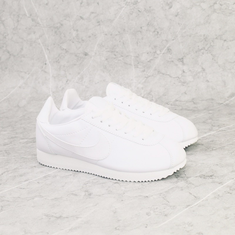 all white nike classics