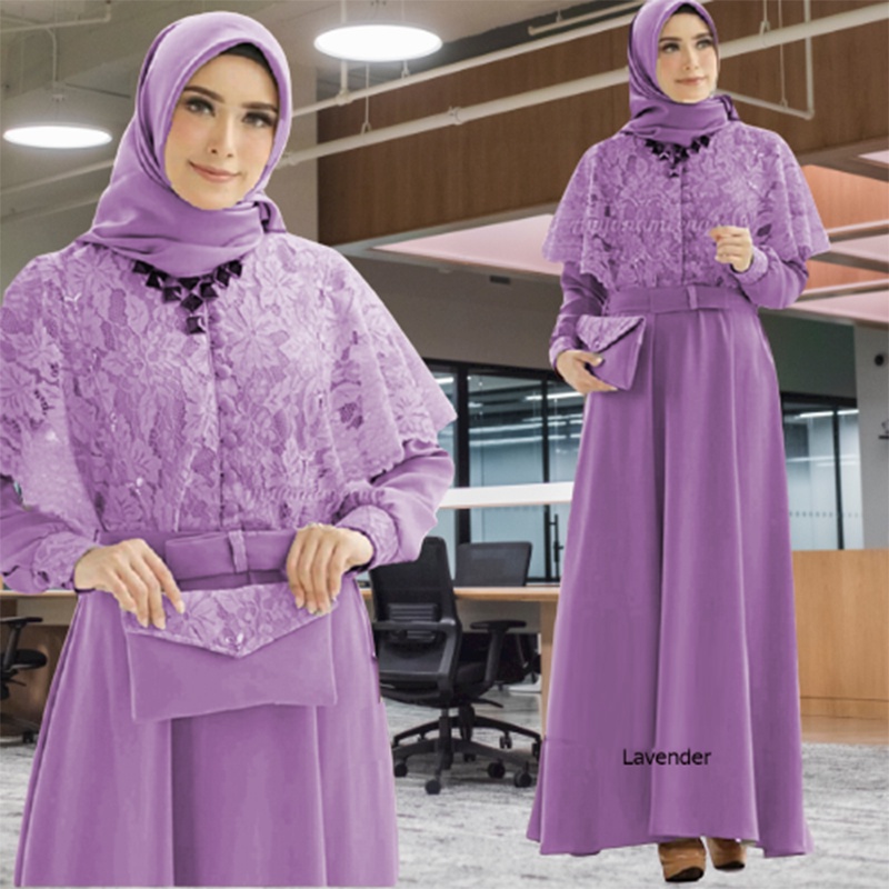 Mila dress brukat terbaru pakaianwanita bajuwanita dresbrukat fashionmuslim fashionwanita