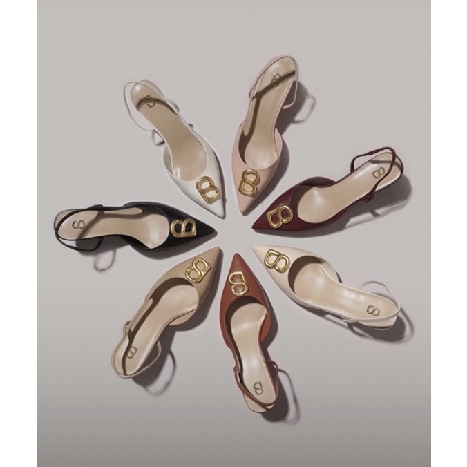 Kylie Mid Heels Shoes Buttonscarves NEW