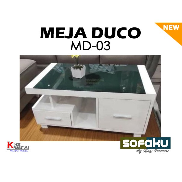 Meja Duco MD-03 - Meja Tamu Minimalis - Meja Ruang Tamu Duco Japandi
