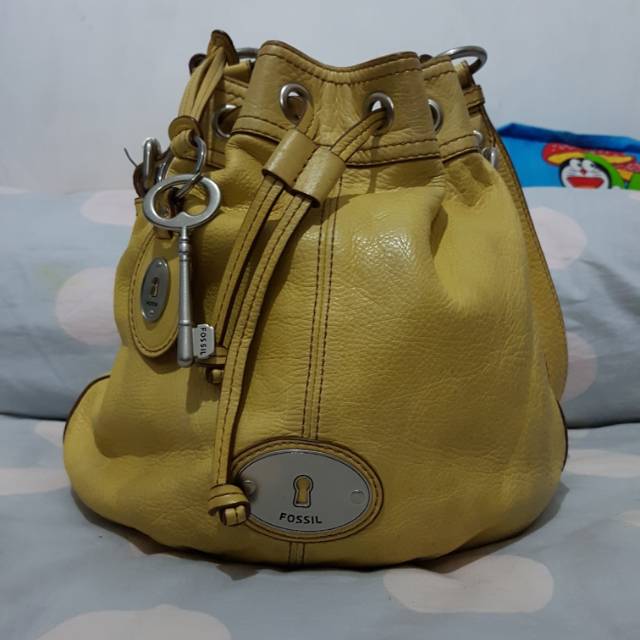 Fossil maddox drawstring yellow