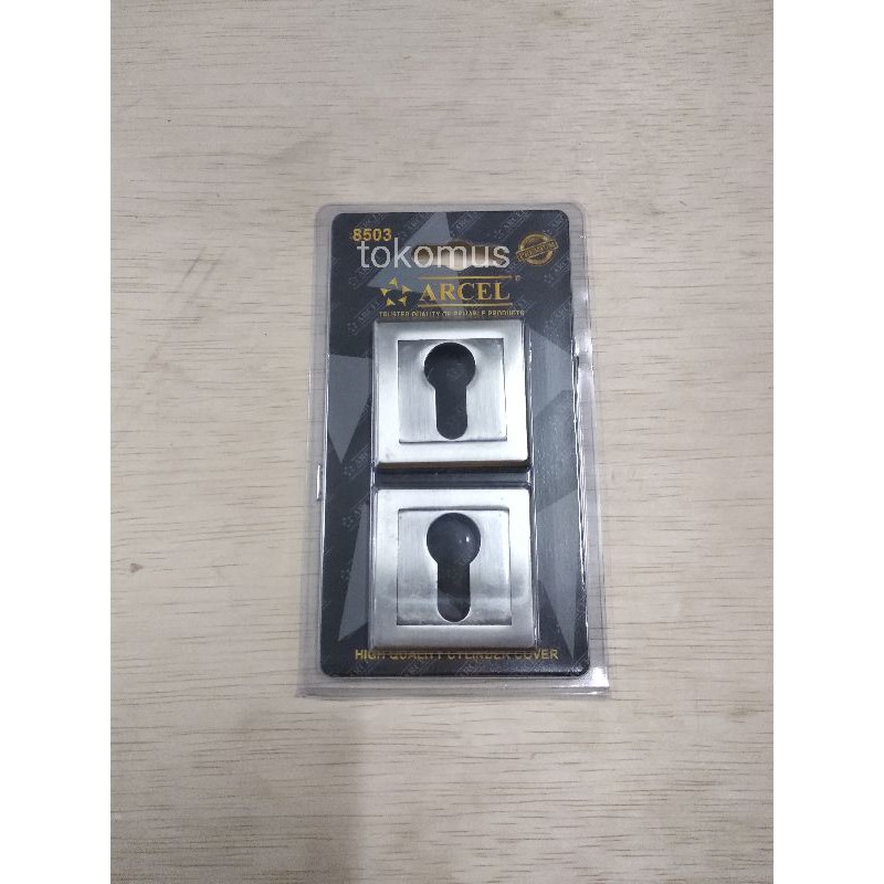 RING SILINDER KUNCI PINTU KOTAK STAINLESS / TUTUP KUNCI PINTU ARCEL