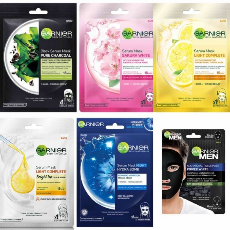 ✦SINAR✦Garnier Serum Mask Sheet 28gr