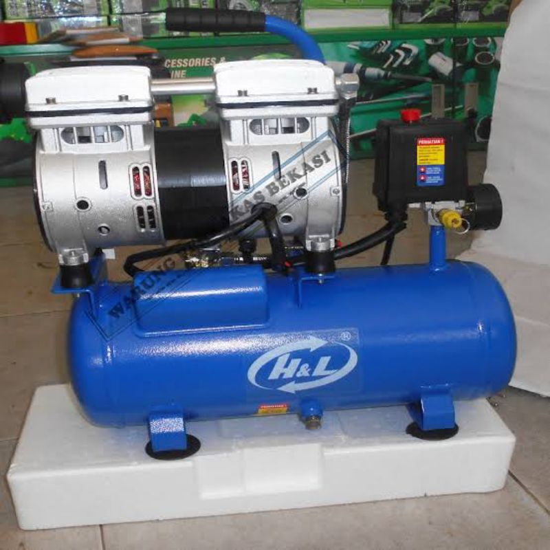 KOMPRESOR LISTRIK H&L OIILES SILENT 9 LITER