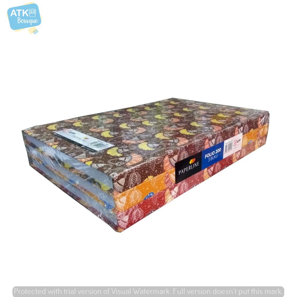 

Buku Folio PaperLine 200 Lembar Hard Cover Sampul Tebal