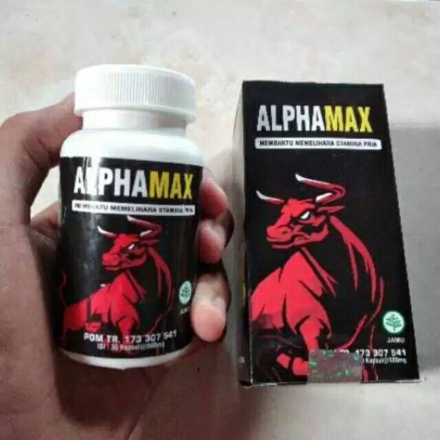 OBAT ALPHAMAX KAPSUL - ALPHA MAX OBAT HERBAL PENAMBAH STAMINA ORIGINAL