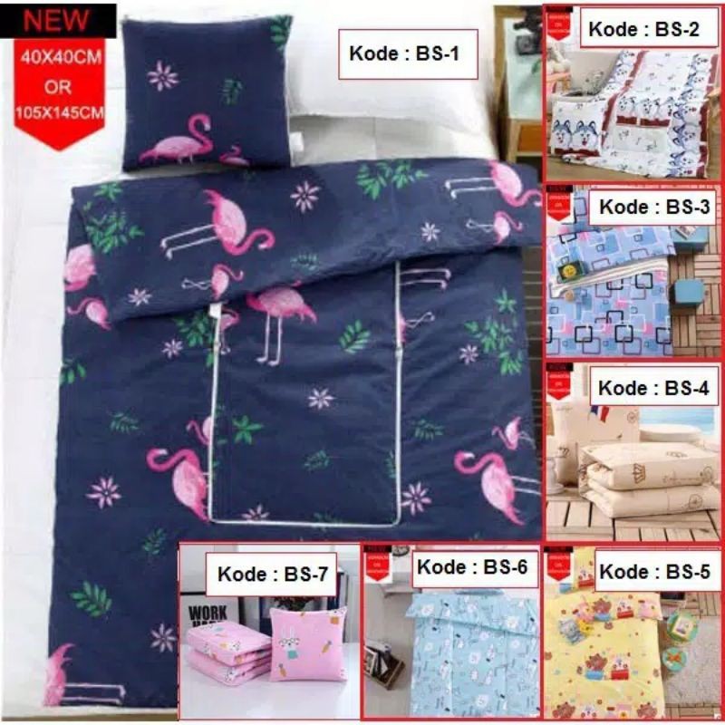 Balmut 2in1 Bantal Selimut Karakter