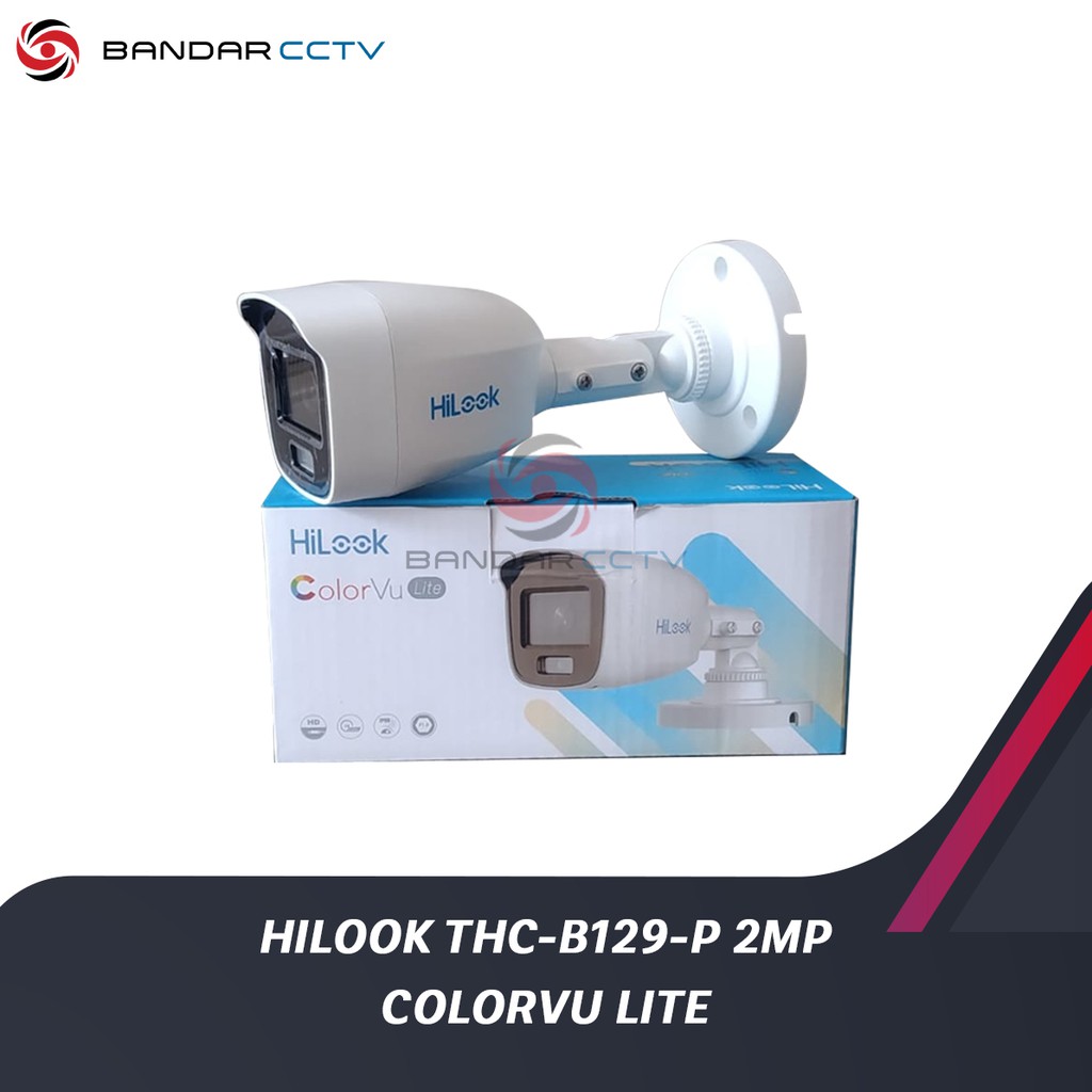 OUTDOOR CAMERA CCTV HILOOK COLORVU THC-B129-P 2MP