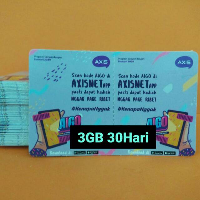 AXIS 3GB 30Hari