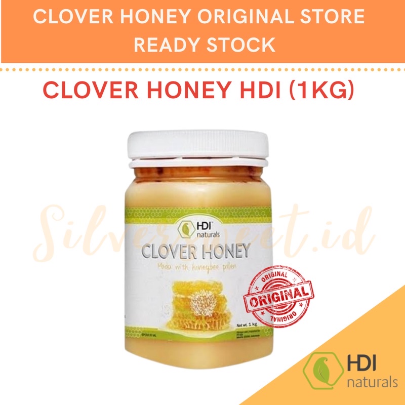 HDI Madu Clover Honey 1000gr ORIGINAL - Distributor Resmi