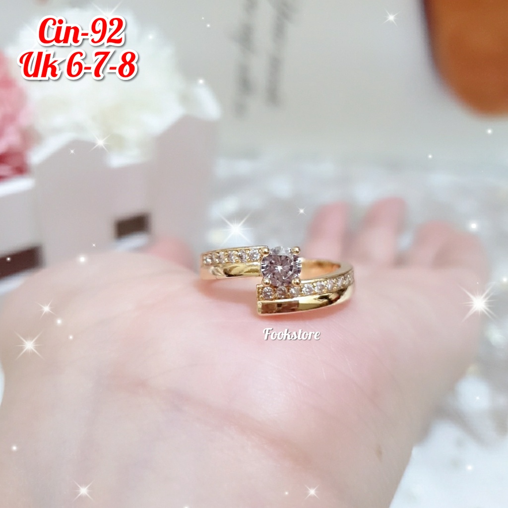 PROMO CINCIN WANITA XUPING GOLD MODEL KOREA