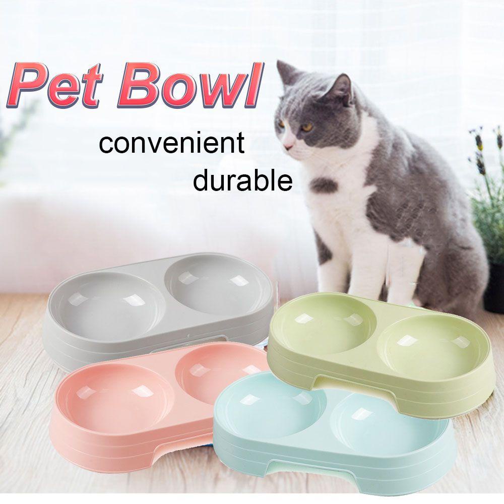 Solighter Mangkuk Hewan Peliharaan Rumah Non-Slip Makan Anjing Kucing Minum