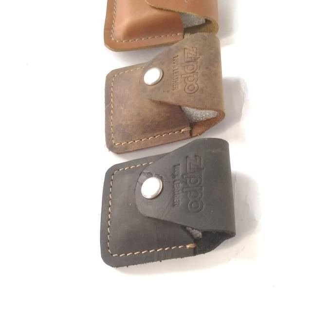 Sarung Zippo Case Kulit Sapi Original Best