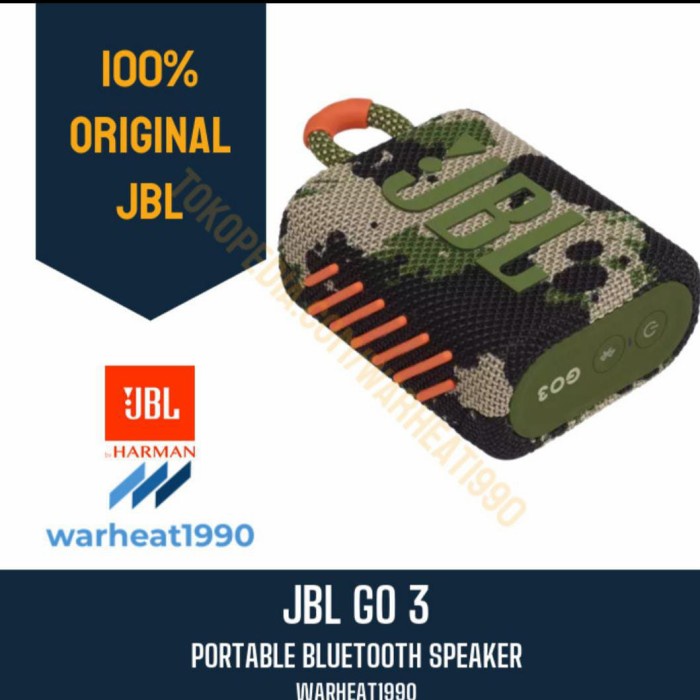 Speaker Jbl - Speaker Jbl Go 03 Original